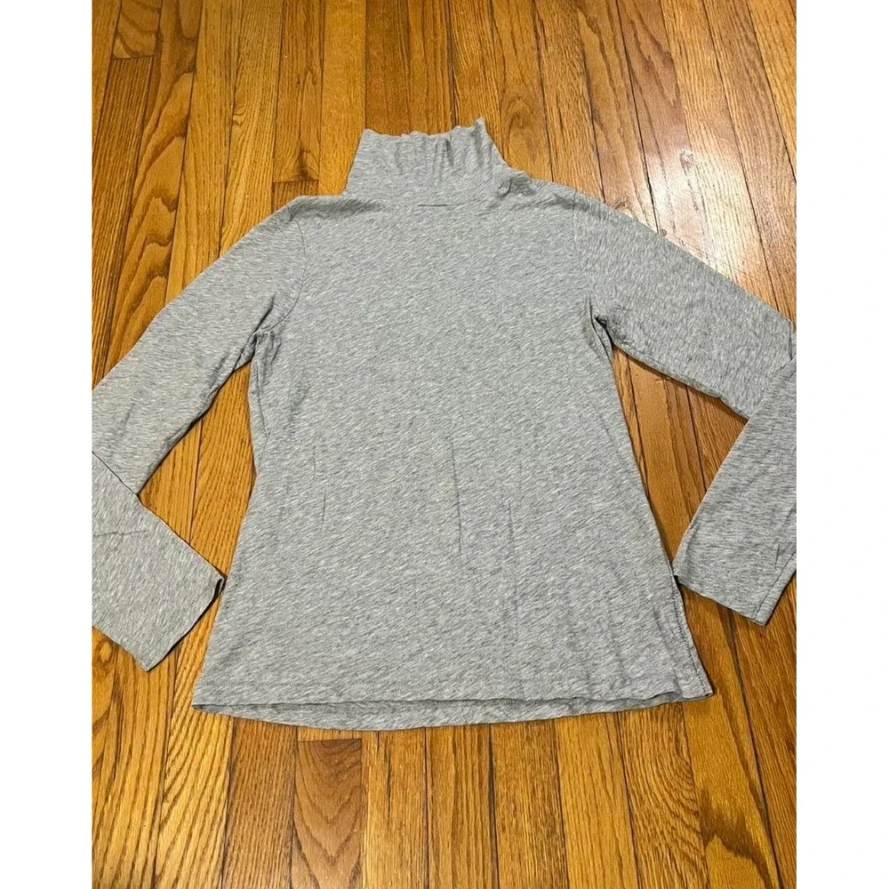 Rag Bone New York Grey Turtleneck Long Sleeve Top Shirt Women's Size‎ L - Picture 2 of 7